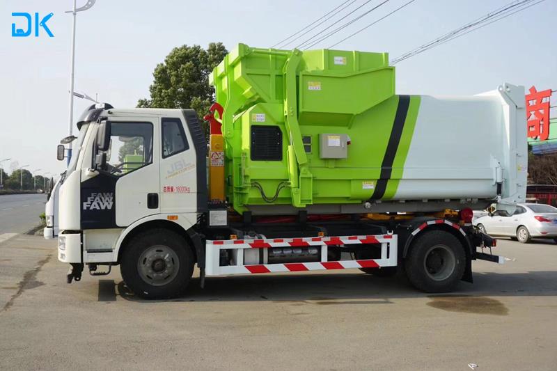 10 Cubic Meter Hooklift Garbage Truck2